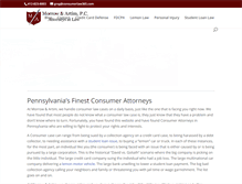 Tablet Screenshot of consumerlaw365.com